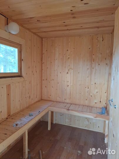 Мобильная баня 2,3х6 баня-бытовка