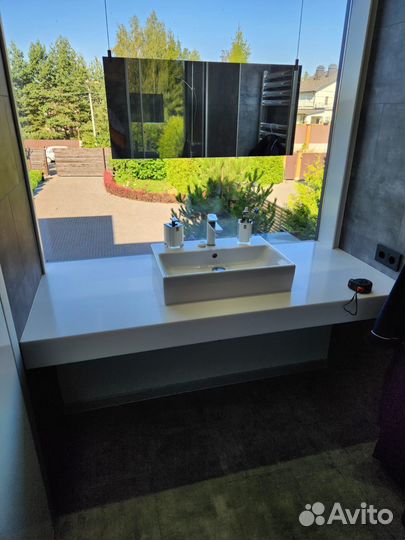 Столешница из иск. камня в ванную