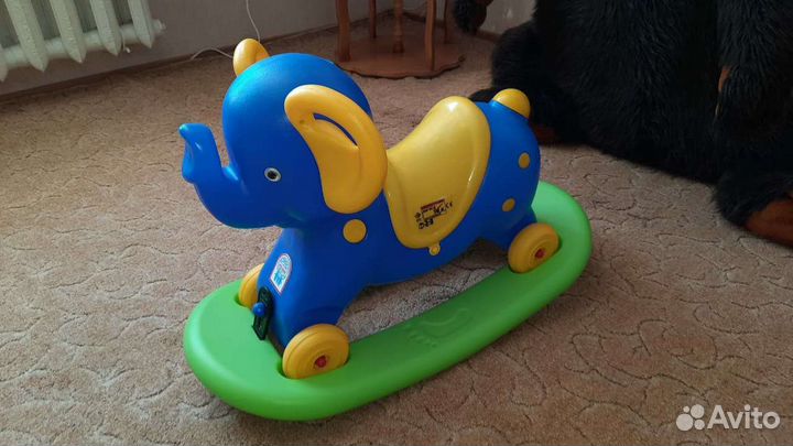 Слон качалка каталка