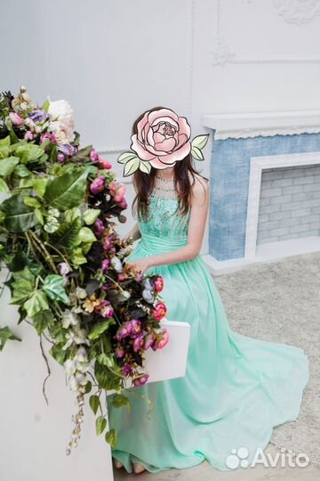 Вечернее платье в пол S