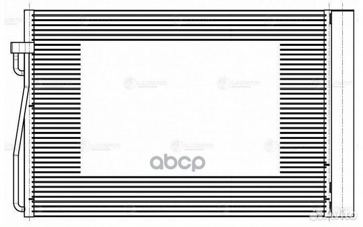 Lrac 26109 радиатор кондиционераBMW 5 E60/61 0