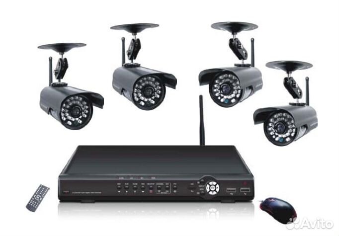 Камеры комплект видеонаблюдения ip AHD 2mp wifi