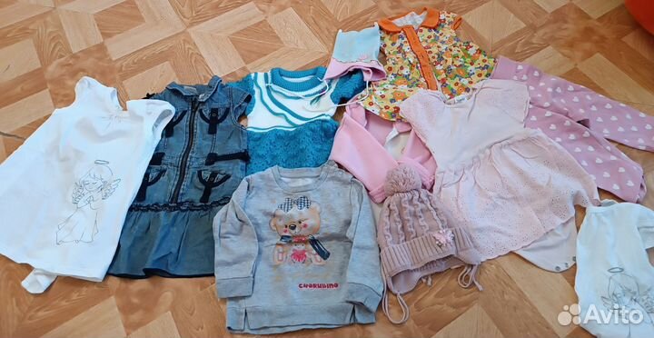 Детские вещи пакетом на девочку 68-80