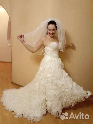 Свадебное платье р.42-46 объявление продам