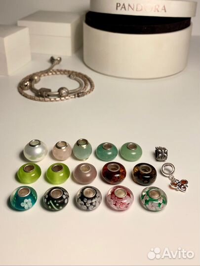 Шармы для браслета Pandora, серебро 925