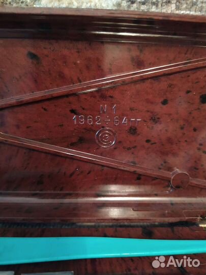 Детская игрушка металлофон СССР 60-х годов