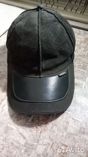Кепка замшевая мужская р 55см