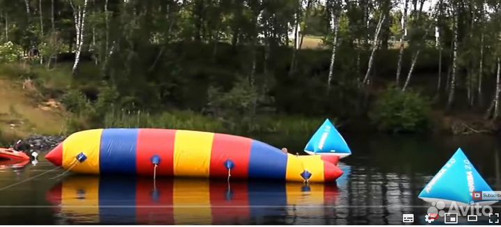 Водная катапульта, блоб 12 м