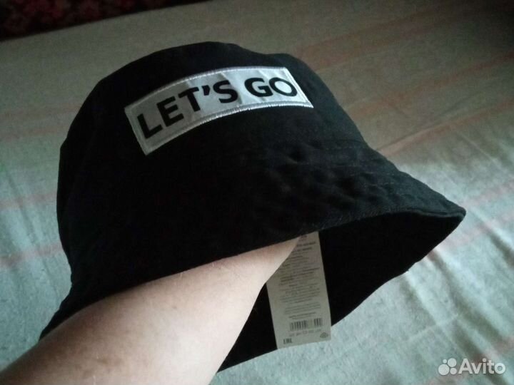 Панамы джинсовая и чёрная