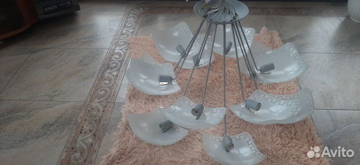Люстра потолочная подвесная бу
