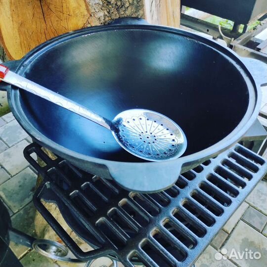 Казан чугунный узбекский 10 л