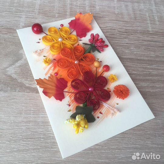 Открытка ручной работы учителю