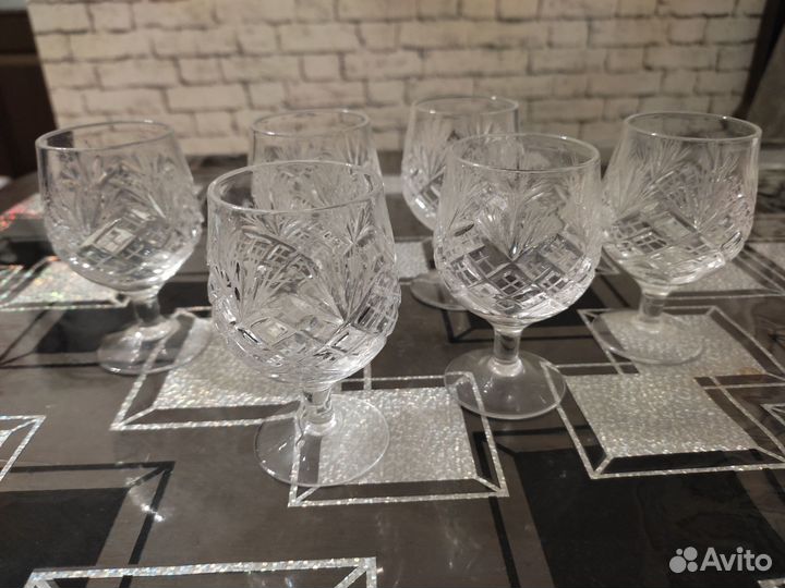 Набор рюмок хрусталь