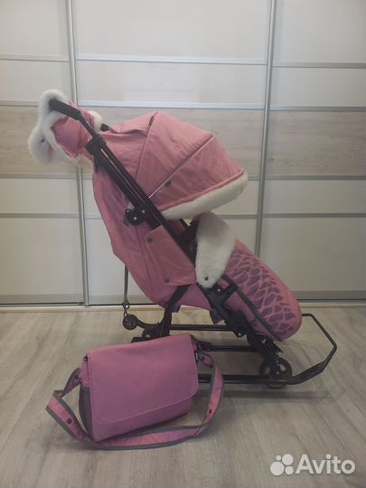 Санки коляска nika kids нд7-5К/2