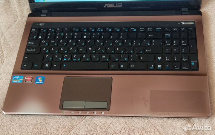Игровой ноутбук Asus K53S core i5 Radeon 2Gb