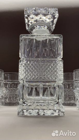 Штофы и графины богемия. Набор для виски