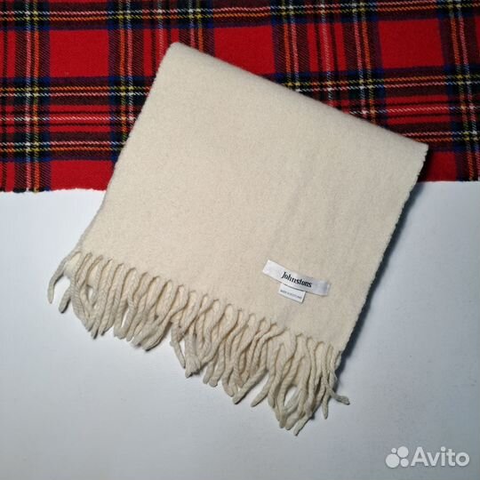 Шерстяной шарф Johnstons Made in Scotland