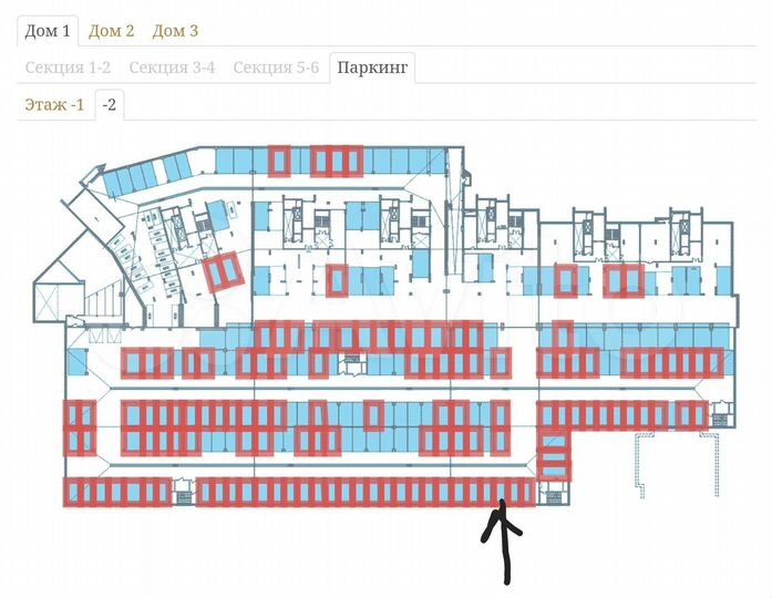 Машиноместо, 16 м²