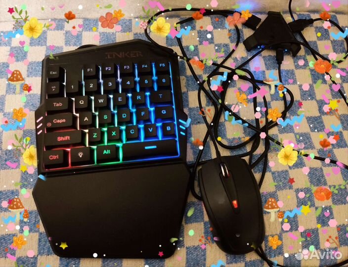 Игровая блютуз клавиатура inker