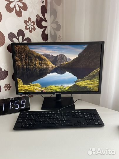 Компьютер, системный блок, монитор