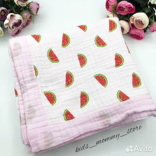 Муслиновое одеяло для малыша