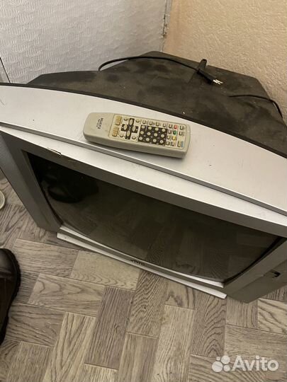Телевизор JVC цветной с пультом ду