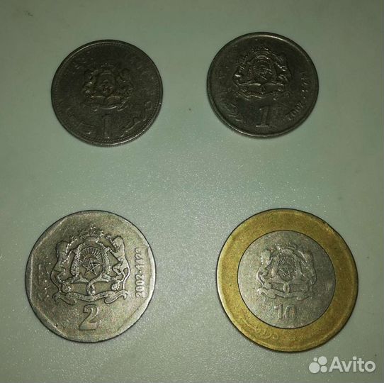 Марокко, 4 монеты