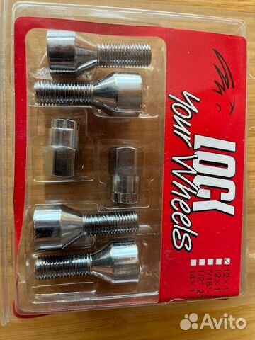 Гайки секретки M12x1.5 lock your wheels