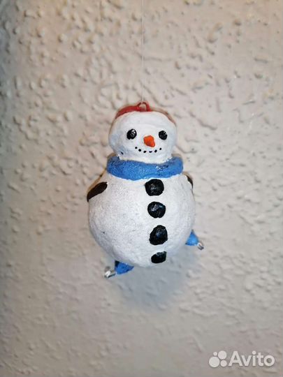 Ватные елочные игрушки