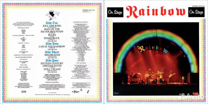 Виниловая пластинка Rainbow - On stage(2LP), 2014