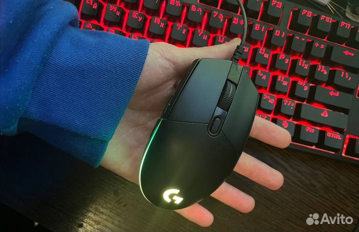 Мышь logitech g102 черная