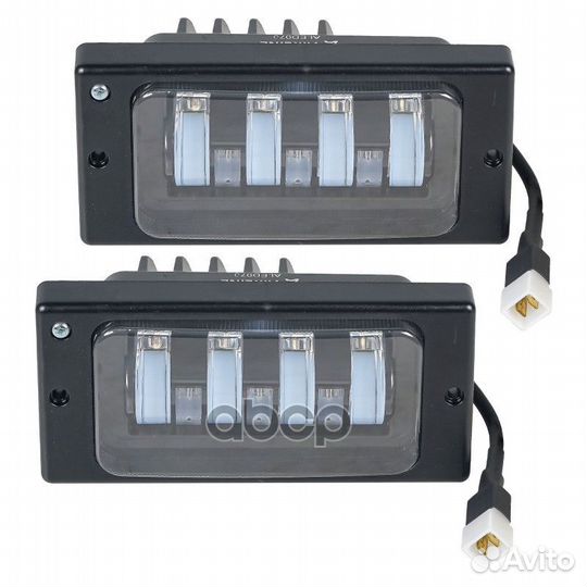 Фара светодиод регулир.свет.граница 63W Бел