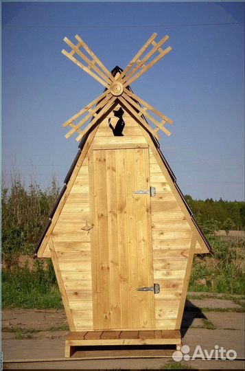 Уличный туалет домик с установкой ZNL