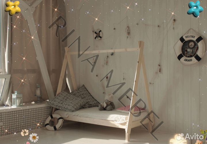Детская кровать домик