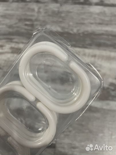 Кольца для шторы, белые