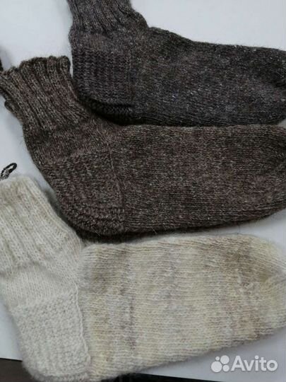 Носки из шерсти и пуха