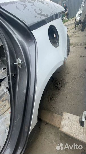 Задняя часть кузова kia rio 3