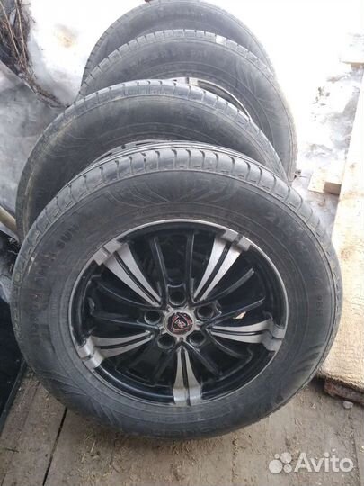 Колёса 4 шт.Литые диски с резиной Нокиан нордман
