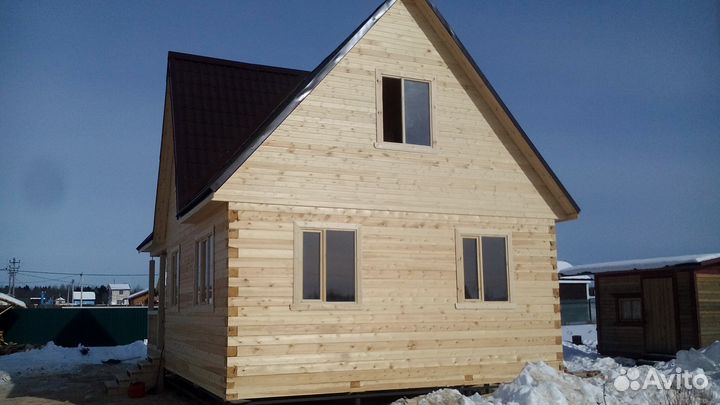 Дом из бруса 9 на 6