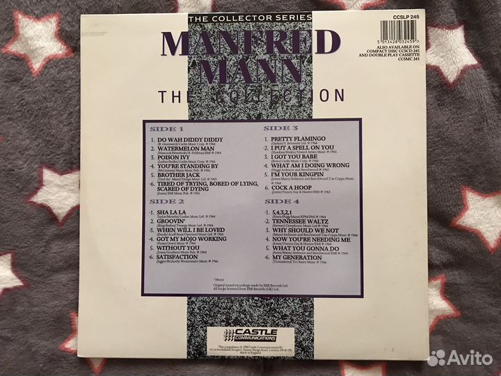 Manfred mann lp, пластинка