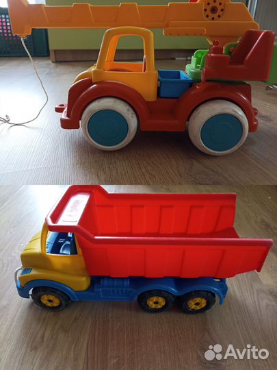 Большие машинки, пакетом