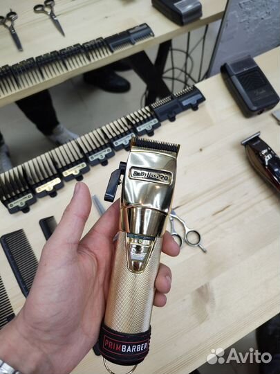 Машинка для стрижки волос Babyliss pro золотая
