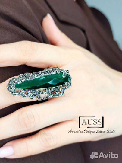 Кольцо серебряное