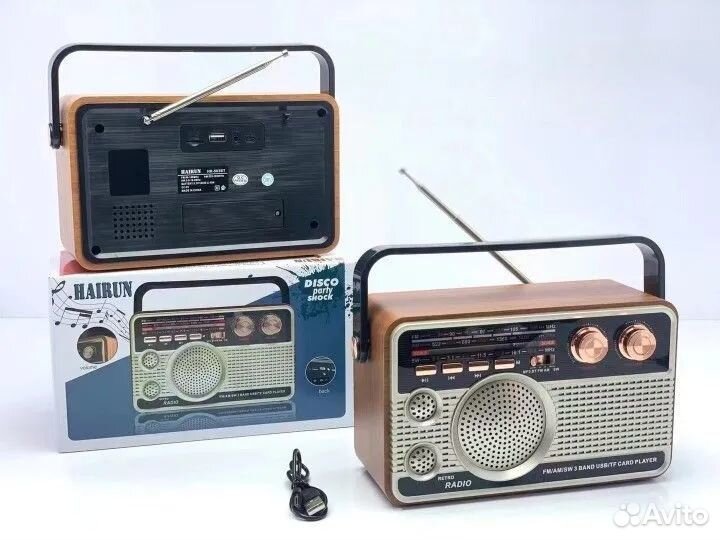 Радиоприемник Hairun HR-506BT с Bluetooth, USB, SD