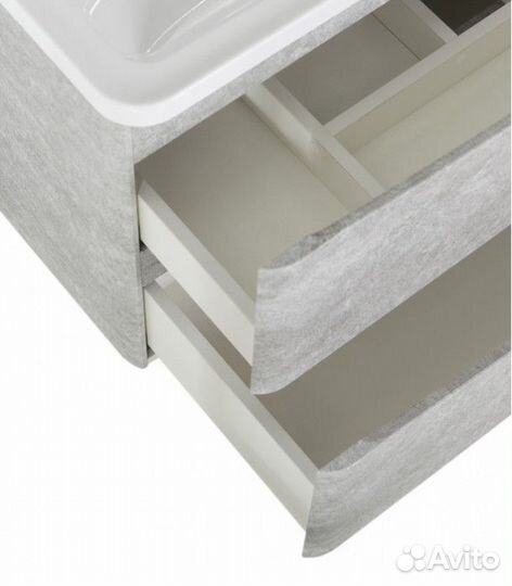 Тумба с раковиной BelBagno Acqua 80 Cemento Verona Grigio