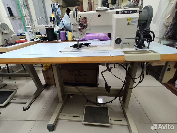 Двухигольная швейная машина Gemsy GEM 2000s-1m