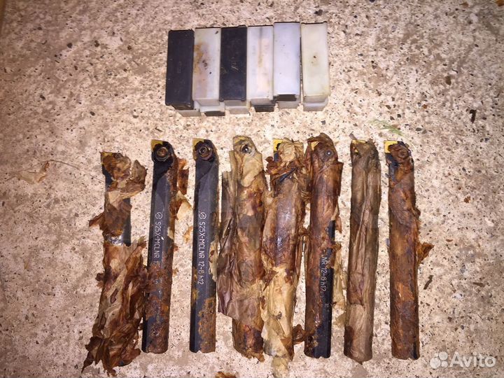 Резецы с пластинами,расточная оправка СССР