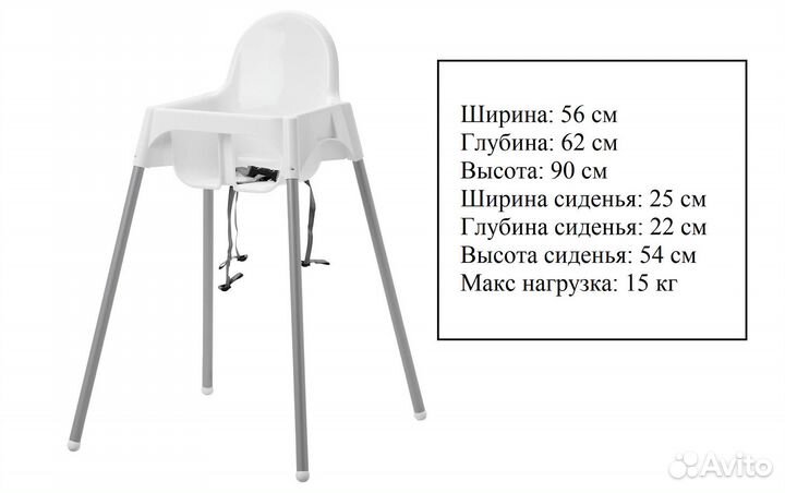 Стульчик для кормления IKEA