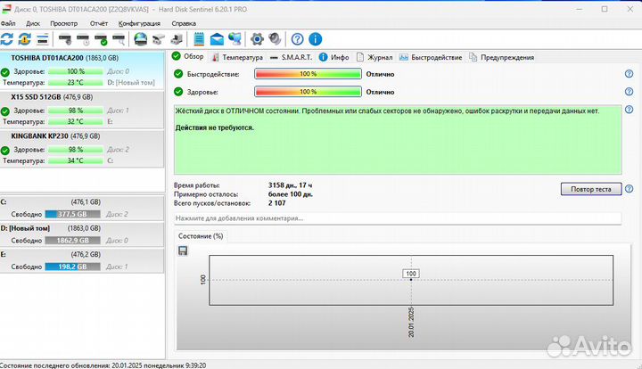 Жесткий диск 2 тб