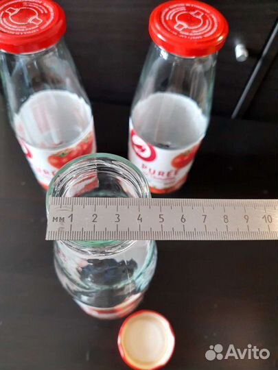 Банки-бутылки с крышкой высокие Много (680 мл)